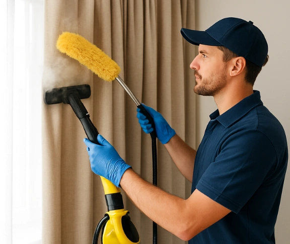 Trusted blind cleaning technician Matty Curtain Cleaning ryde-nsw QLD